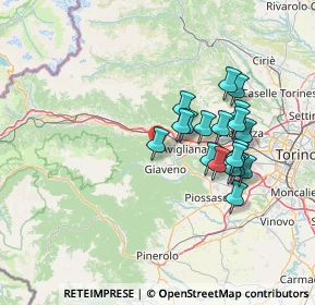 Mappa SP 188, 10094 Valgioie TO, Italia (12.66316)