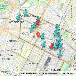 Mappa Corso Vinzaglio, 10152 Torino TO, Italia (1.011)