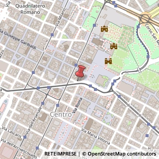Mappa Via Giuseppe Barbaroux, 2, 10122 Torino, Torino (Piemonte)
