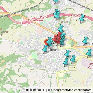 Mappa Via Santa Croce, 10098 Rivoli TO, Italia (0.971)