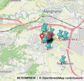 Mappa Via Santa Croce, 10098 Rivoli TO, Italia (0.89059)