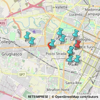 Mappa Via Arnaz, 10141 Torino TO, Italia (1.75333)