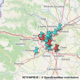 Mappa Via Piave, 10093 Collegno TO, Italia (8.97063)