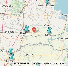 Mappa Via Alcide De Gasperi, 45010 Villadose RO, Italia (35.37)
