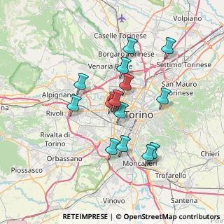 Mappa Via Sacra San Michele, 10141 Torino TO, Italia (6.06929)