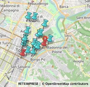 Mappa Via Montalto, 10153 Torino TO, Italia (1.49889)
