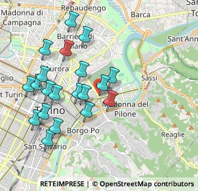 Mappa Via Montalto, 10153 Torino TO, Italia (1.8785)