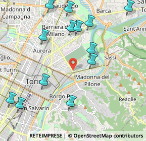 Mappa Via Montalto, 10153 Torino TO, Italia (2.64)