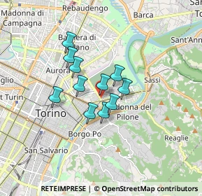 Mappa Via Montalto, 10153 Torino TO, Italia (1.14364)