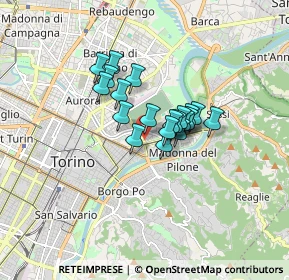 Mappa Via Montalto, 10153 Torino TO, Italia (1.058)