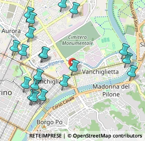 Mappa Corso Tortona, 10135 Torino TO, Italia (1.2835)