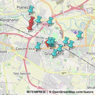 Mappa Via Rossini, 10093 Collegno TO, Italia (1.61714)