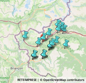 Mappa Via Gleisetta, 10050 Salbertrand TO, Italia (11.0105)