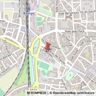Mappa Via Portello, 19, 45100 Rovigo, Rovigo (Veneto)