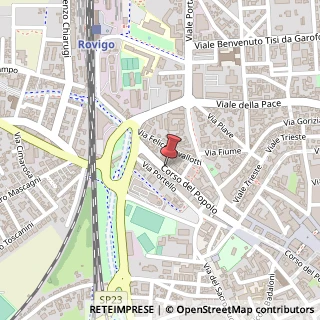 Mappa Corso del Popolo, 61, 45100 Rovigo, Rovigo (Veneto)