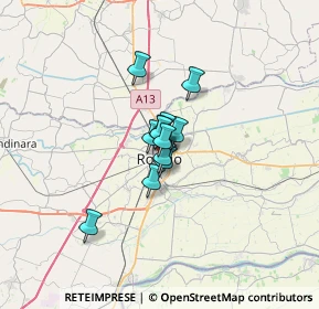 Mappa Via Mure S. Giuseppe, 45100 Rovigo RO, Italia (3.1325)