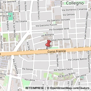 Mappa Corso Francia, 262, 10093 Collegno, Torino (Piemonte)