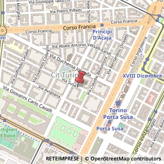 Mappa Via Susa,  14, 10138 Torino, Torino (Piemonte)