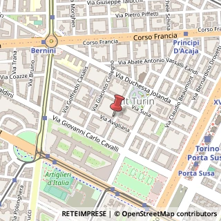Mappa Via Pietro Palmieri, 54, 10138 Torino, Torino (Piemonte)