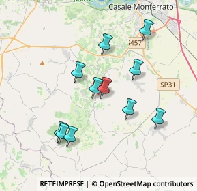 Mappa Cascina Noceto, 15030 Rosignano Monferrato AL, Italia (3.43727)