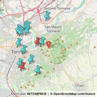 Mappa Strada Comunale del Cartman, 10132 Torino TO, Italia (4.946)