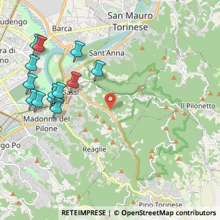 Mappa Strada Comunale del Cartman, 10132 Torino TO, Italia (2.64692)
