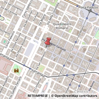 Mappa Via San Dalmazzo, 8/a, 10122 Torino, Torino (Piemonte)