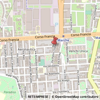 Mappa Via Abate Pietro Chanoux, 12, 10142 Torino, Torino (Piemonte)
