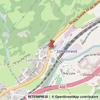 Mappa Strada Comunale da Cinzano a Rivalba, 14, 10050 Salbertrand, Torino (Piemonte)