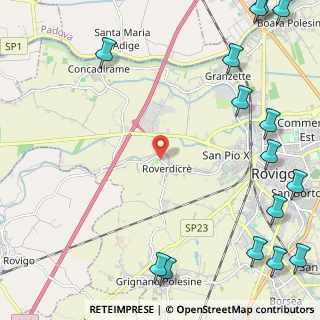 Mappa Via Giovanni Pozzato, 45100 Rovigo RO, Italia (3.64933)