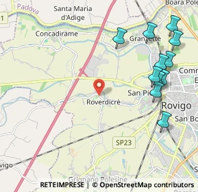 Mappa Via Giovanni Pozzato, 45100 Rovigo RO, Italia (2.59455)