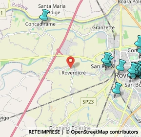 Mappa Via Giovanni Pozzato, 45100 Rovigo RO, Italia (3.265)
