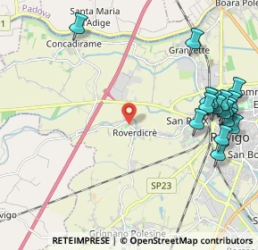 Mappa Via Giovanni Pozzato, 45100 Rovigo RO, Italia (2.70438)