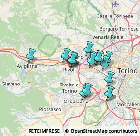 Mappa 20121 Rivoli TO, Italia (5.75353)