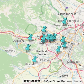 Mappa Via Alessandro Manzoni, 20121 Rivoli TO, Italia (5.47643)