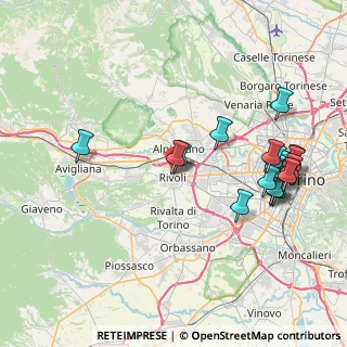 Mappa 20121 Rivoli TO, Italia (8.956)