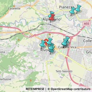 Mappa Via Alessandro Manzoni, 20121 Rivoli TO, Italia (1.80273)