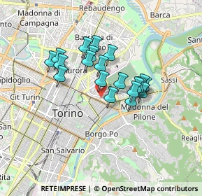 Mappa Campus Luigi Einaudi, 10153 Torino TO, Italia (1.322)