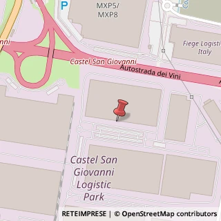 Mappa Via Dogana Po, 2/A, 29015 Castel San Giovanni, Piacenza (Emilia Romagna)