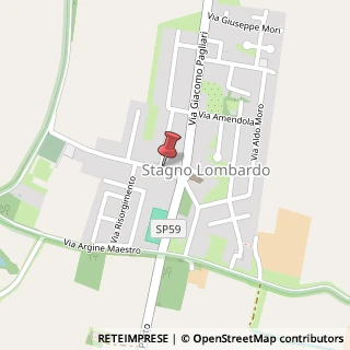 Mappa Piazza Roma, 12, 26049 Stagno Lombardo, Cremona (Lombardia)