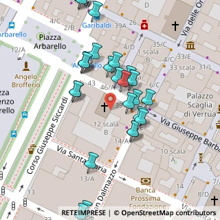 Mappa Via della Misericordia, 10122 Torino TO, Italia (0.04231)