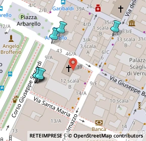 Mappa Via della Misericordia, 10122 Torino TO, Italia (0.13)