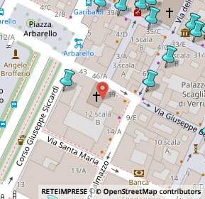 Mappa Via della Misericordia, 10122 Torino TO, Italia (0.122)