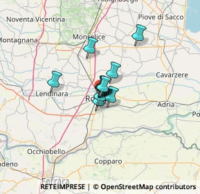 Mappa Via Anita Garibaldi, 45100 Rovigo RO, Italia (5.50333)