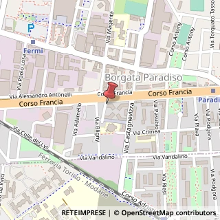 Mappa Corso Francia, 89 C, 10093 Collegno, Torino (Piemonte)
