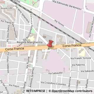 Mappa Corso Francia, 111, 10091 Collegno, Torino (Piemonte)