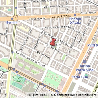 Mappa Via Susa, 17, 10138 Torino, Torino (Piemonte)
