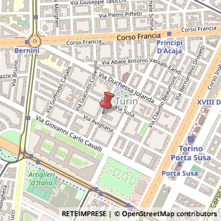 Mappa Via Pietro Palmieri, 49, 10138 Torino, Torino (Piemonte)