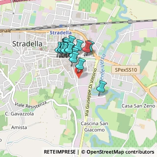 Mappa Via Bovio Giovanni, 27049 Stradella PV, Italia (0.339)