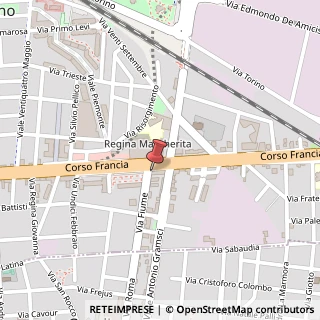 Mappa Corso Francia, 125, 10093 Collegno, Torino (Piemonte)